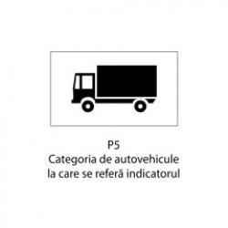 Categoria de autovehicule la care se referă indicatorul, Indicator rutier