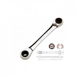 Cheie inelara cu clichet 10X13X17X19 B07-B01