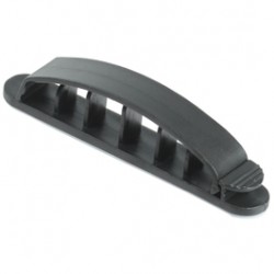 Clema autoadeziva KS-5, neagra, set 6 bucati