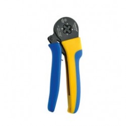 Cleste sertizare tuburi Klauke K301/4K, cu autoreglaj, profil patrat, 0.14 - 10 mmp pentru pini simpli / 2 x 0.5 - 2 x 4 mmp pentru pini dubli