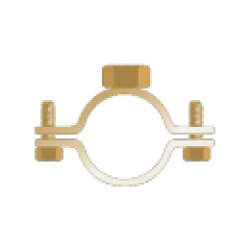  COLIER STANDARD CU PIULITA DUBLA M8+M10, BANDA 20X2 MM