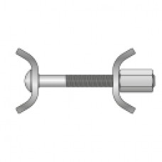  CONECTOR ASAMBLAT PT. BANCURI DE LUCRU PT. Ø35+PIESA PT. MONTAJ, OTEL, ZINCAT LA CALD