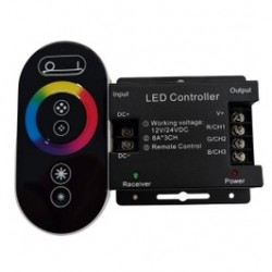 
                                        Controler banda LED cu telecomanda 12/24V 24A                                    