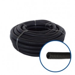 Copex / tub riflat HDPE Total Plast, D exterior 20 mm, 320 N, fara halogen, rola 50 m