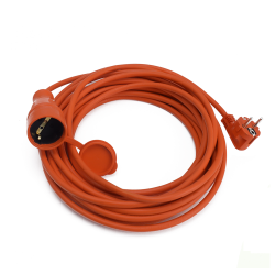 Cordon F+P 3x1.5 5m, orange, Emfanorm