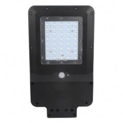 
                                        Corp de iluminat solar stradal LED Hepol, 15W, 1600lm, lumina rece - 6500 K, cu senzor de miscare, negru, IP65                                    