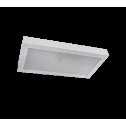 CORP IL. PRISMATIC CU LED 2X9W APARENT 4000K 608X308mm