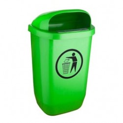 
                                        Cos gunoi stradal, HDPE, diverse culori, 45 L                                    