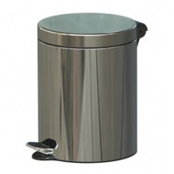 
                                        Cos gunoi Studio Casa din inox, forma cilindrica, cu pedala si capac batant, 30L                                    