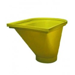 Cuva de incarcare, inaltime 650 mm, diametru interior inferior 390 mm (galben)