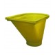 Cuva de incarcare, inaltime 650 mm, diametru interior inferior 390 mm (galben)