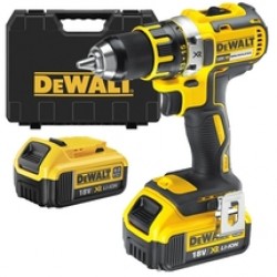 DeWalt  DCD790M2 - Masina de gaurit si insurubat cu 2 acumulatori, Li-Ion, 18 V, 4 Ah, 60 Nm, valiza plastic
