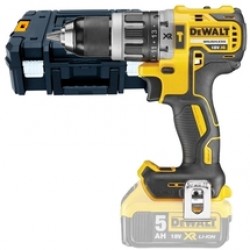 DeWalt  DCD796NT - Masina de gaurit si insurubat cu percutie fara acumulatori si incarcator, Li-Ion, 18 V, - Ah, 70 Nm, motor fara perii, led iluminare, valiza speciala