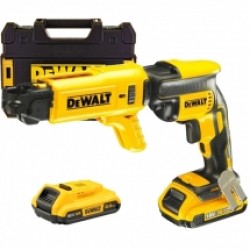 DeWalt  DCF620D2K - Masina de insurubat cu 2 acumulatori, Li-Ion, 18 V, 2 Ah, 30 Nm, motor fara perii, turatie reglabila, valiza speciala, accesorii