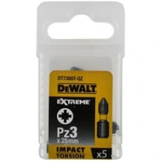 DeWalt  DT7388T - Set capete de insurubare, profil PZ3, 5 bucati, rezistenta impact