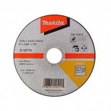Disc abraziv pentru taierea inoxului 125X1.2X22.2 mm D-18770 Makita