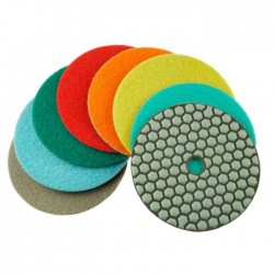 Discuri diamantate pentru lustruit beton uscat 125 mm Dedra