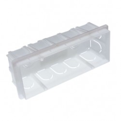 Doza aparat Mono Electric, incastrata, modulara, 7 module, 66 x 178.7 x 43 mm