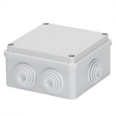Doza derivatie aparenta Gewiss GW44004, 6 intrari, IP55, 100 x 100 x 50 mm