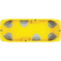 Doza gips carton Bticino PB506N, incastrata, modulara, 6 module, 183 x 71 x 52 mm