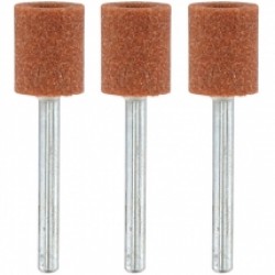 Dremel  26150932JA - Set pietre de polizor de oxid de aluminiu, diametru 9.5 mm, 3 bucati