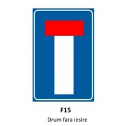 Drum fără ieșire, Indicator rutier