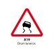 Drum lunecos A19, Indicator rutier