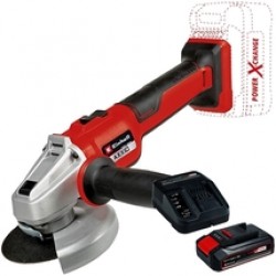 Einhell  AXXIO 18/125 Q PXC + Starter Kit - Polizor unghiular, 125 mm + Set 1 acumulator si incarcator, Li-Ion, 18 V, 2.5 Ah
