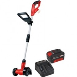 Einhell  GE-CC 18 Li PXC + Starter Kit - Aparat de curatat rosturi si pavaje, 100 mm + Set 1 acumulator si incarcator, Li-Ion, 18 V, 4 Ah