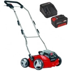 Einhell  GE-SC 35/1 Li PXC + Starter Kit - Scarificator, 350 mm + Set 1 acumulator si incarcator, Li-Ion, 18 V, 4 Ah