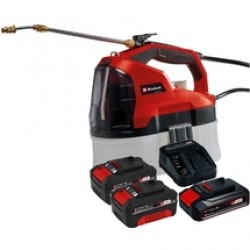 Einhell  GE-WS 18/35 Li PXC + Starter Kit + Twinpack - Pulverizator, 2.5 bar, 3.5 l + Set 1 acumulator si incarcator, Li-Ion, 18 V, 2.5 Ah + Set 2 acumulatori, Li-Ion, 18 V, 4 Ah