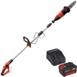Einhell PXC  GE-LC 18 Li T + Starter Kit - Drujba, 17 cm, 3.76 m/s +  Set 1 acumulator si incarcator, Li-Ion, 18 V, 4 Ah