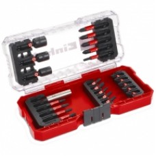 Einhell  S-CASE - Set capete de insurubare si chei tubulare, mixte, 23 bucati