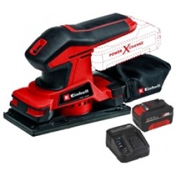 Einhell  TC-OS 18/187 Li PXC + Starter Kit - Slefuitor cu vibratii, 187x90 mm + Set 1 acumulator si incarcator, Li-Ion, 18 V, 4 Ah
