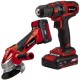 Einhell  TC-TK 18 Li Kit PXC - Masina de gaurit si insurubat, 35 Nm + Polizor unghiular, 115 mm, 2 acumulatori, Li-Ion, 18 V, 1.5/3 Ah