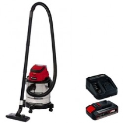 Einhell  TC-VC 18/20 Li S PXC + Starter Kit - Aspirator, 80 mbar + Set 1 acumulator si incarcator, Li-Ion, 18 V, 2.5 Ah