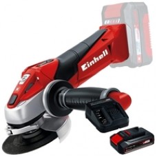 Einhell  TE-AG 18/115 Li PXC + Starter Kit - Polizor unghiular, 115 mm + Set 1 acumulator si incarcator, Li-Ion, 18 V, 2.5 Ah