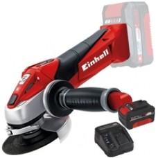 Einhell  TE-AG 18 Li PXC + Starter Kit - Polizor unghiular, 115 mm + Set 1 acumulator si incarcator, Li-Ion, 18 V, 4 Ah