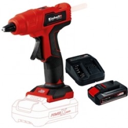 Einhell  TE-CG 18 Li PXC + Starter Kit - Pistol de lipit cu bagheta siliconica, 11 mm, 170 grade C + Set 1 acumulator si incarcator, Li-Ion, 18 V, 2.5 Ah