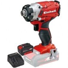 Einhell  TE-CI 18/1 Li PXC + Starter Kit - Masina de insurubat cu impact, 140 Nm + Set 1 acumulator si incarcator, Li-Ion, 18 V, 4 Ah