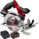 Einhell  TE-CS 18/150 Li PXC + Starter Kit - Fierastrau circular, 150x10 mm + Set 1 acumulator si incarcator, Li-Ion, 18 V, 4 Ah