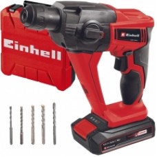 Einhell  TE-HD 18 Li PXC - Rotopercutor SDS-Plus cu 1 acumulator, Li-Ion, 18 V, 2.5 Ah, 1.2 J, valiza plastic, accesorii