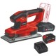 Einhell  TE-OS 18/230 Li PXC + Starter Kit - Slefuitor cu vibratii, 230x115 mm + Set 1 acumulator si incarcator, Li-Ion, 18 V, 4 Ah