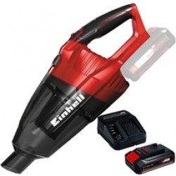 Einhell  TE-VC 18 Li PXC + Starter Kit - Aspirator, 42 mbar + Set 1 acumulator si incarcator, Li-Ion, 18 V, 2.5 Ah