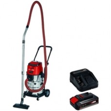 Einhell  TE-VC 36/30 Li S PXC + Starter Kit - Aspirator, 150 mbar + Set 1 acumulator si incarcator, Li-Ion, 18 V, 2.5 Ah