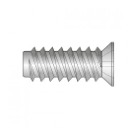 EURO-SURUB CAP INGROPAT Ø7.7 MM, LOCAS Z, FILET DUBLU, OTEL, ZINCAT