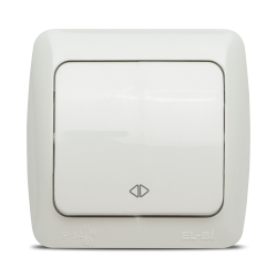 Eva Intrerupator Cap Cruce PT IP54 Alb