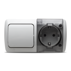 Eva Modul Intrerupator Priza Capac CP PT IP54 Alb