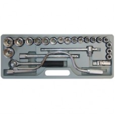 Evotools  609011 - Set chei tubulare impact, 10-32  mm, 1/2 inch, 24 bucati