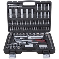Evotools  609036 - Set capete de insurubare si chei tubulare, mixte, 108 bucati